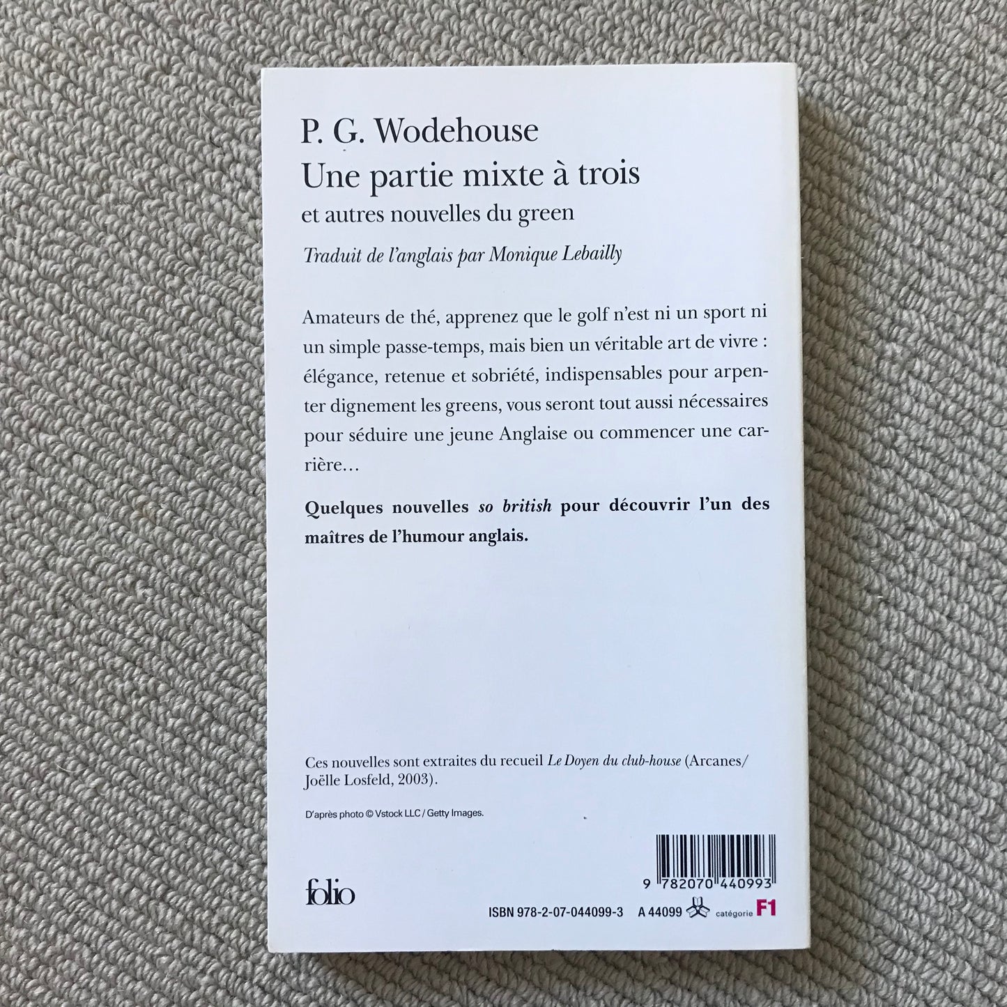 Wodehouse, P. G. - Une partie mixte à trois et autres nouvelles du green