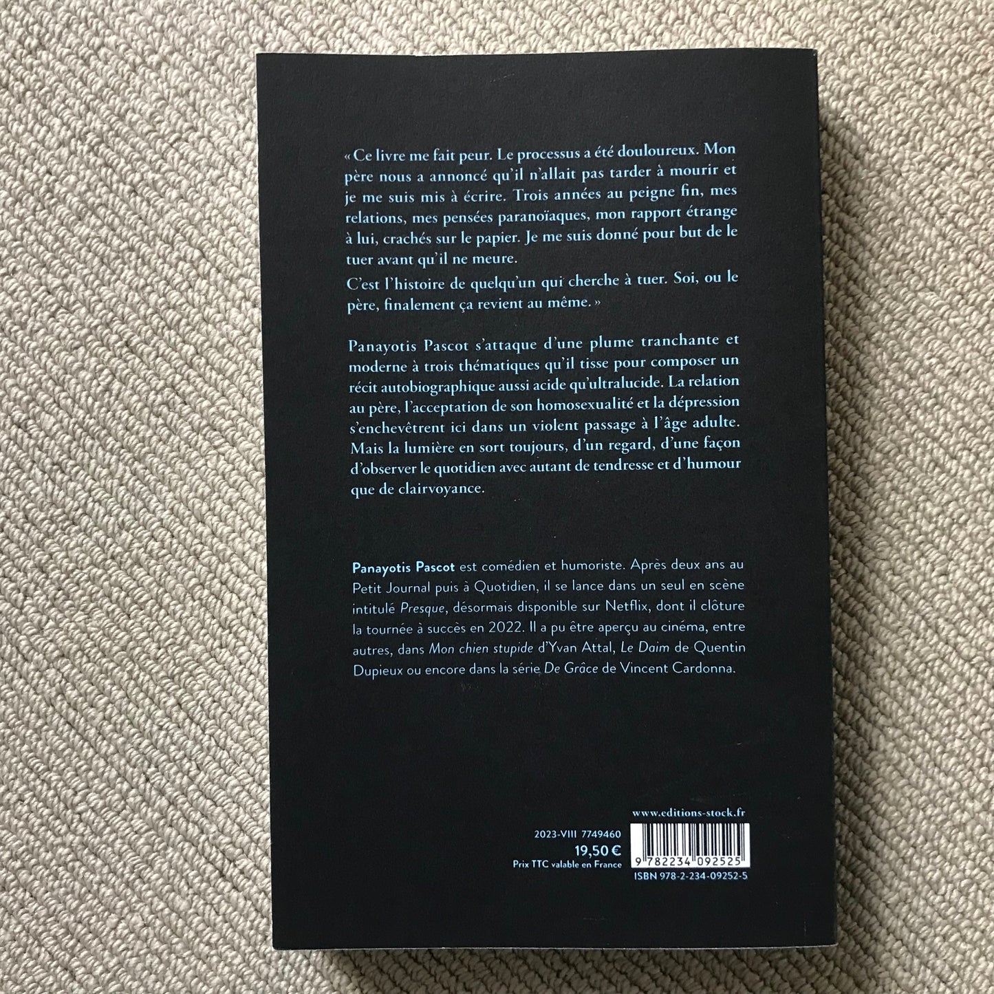 Pascot, Panayotis - La prochaine fois que tu mordras la poussière