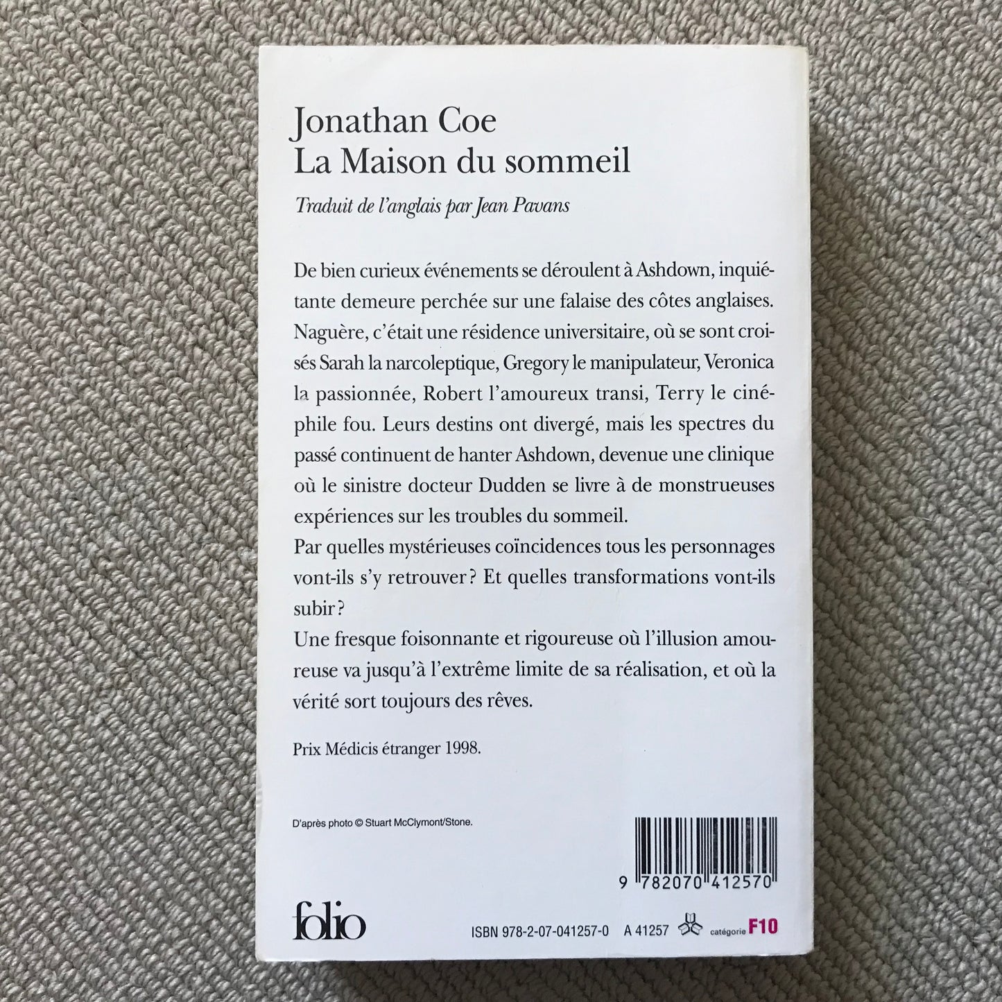 Coe, Jonathan - La Maison du sommeil