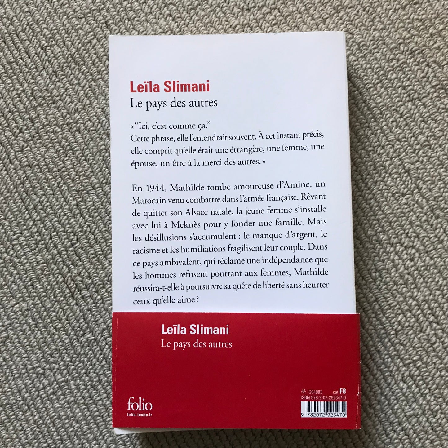 Slimani, Leïla - Le pays des autres