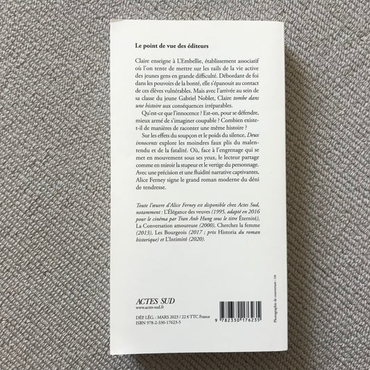 Ferney, Alice - Deux innocents