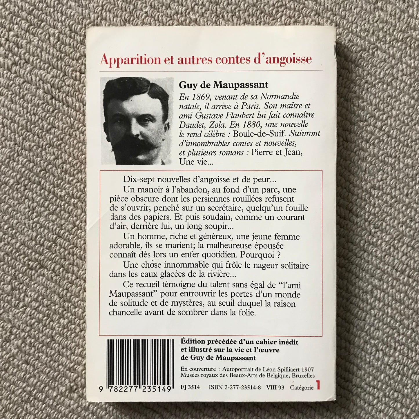 Maupassant - Apparition et autres contes d’angoisse