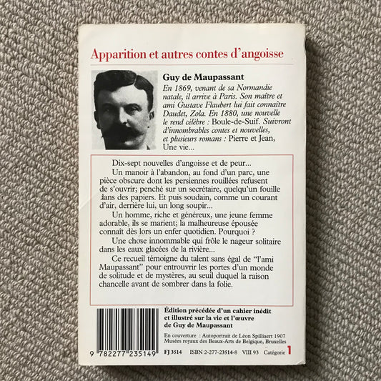 Maupassant - Apparition et autres contes d’angoisse