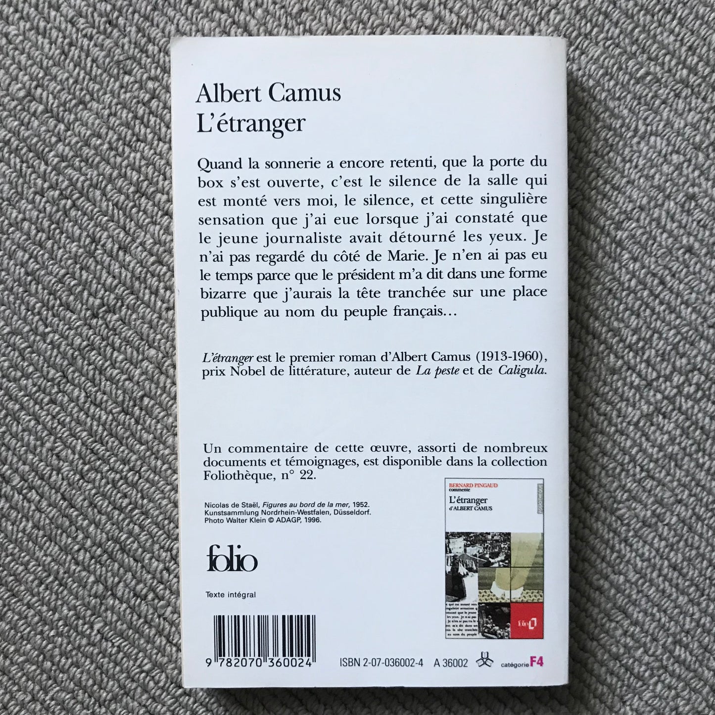Camus, Albert - L’étranger