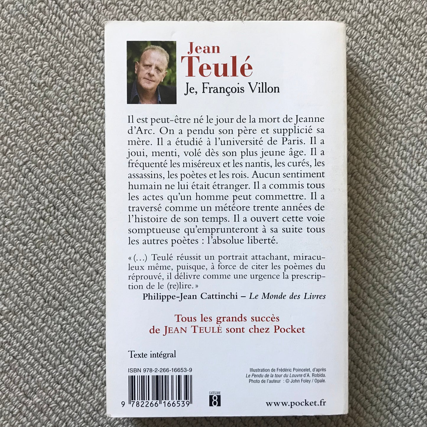Teulé, Jean - Je, François Villon