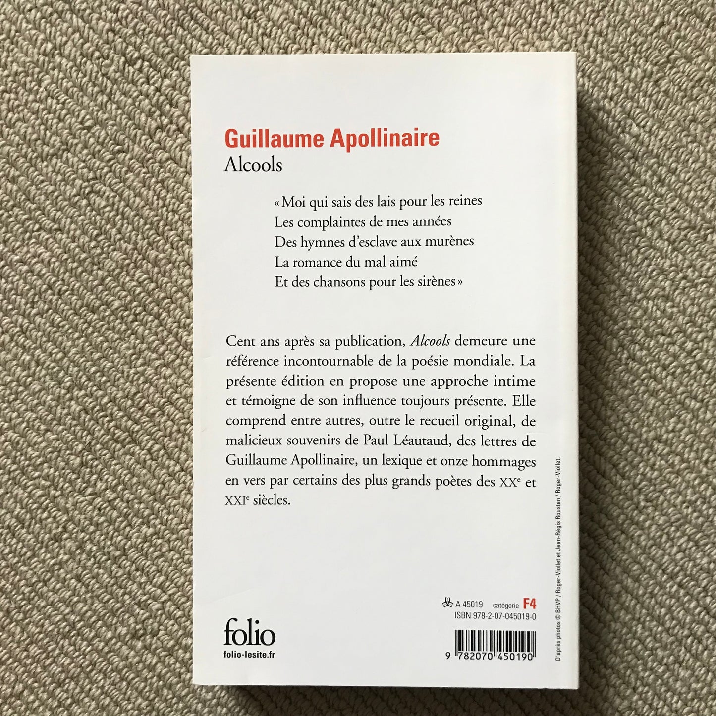 Apollinaire - Alcools