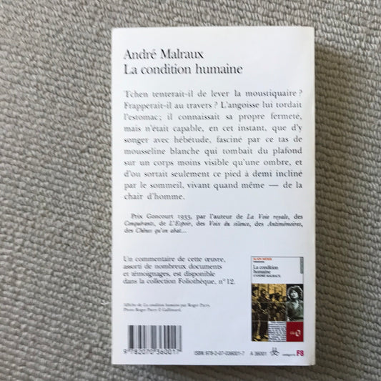 Malraux, André - La condition humaine