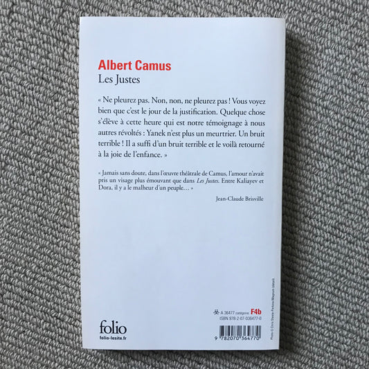 Camus, Albert - Les justes