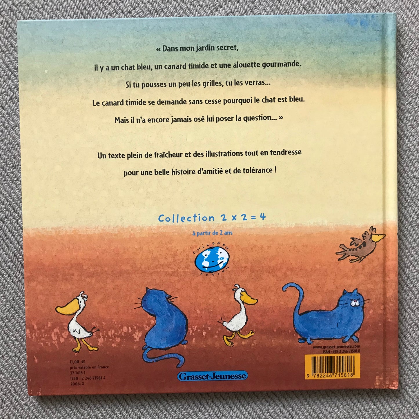 Le chat bleu, l’alouette et le canard timide - Sthers, A. & Cornuel, P.