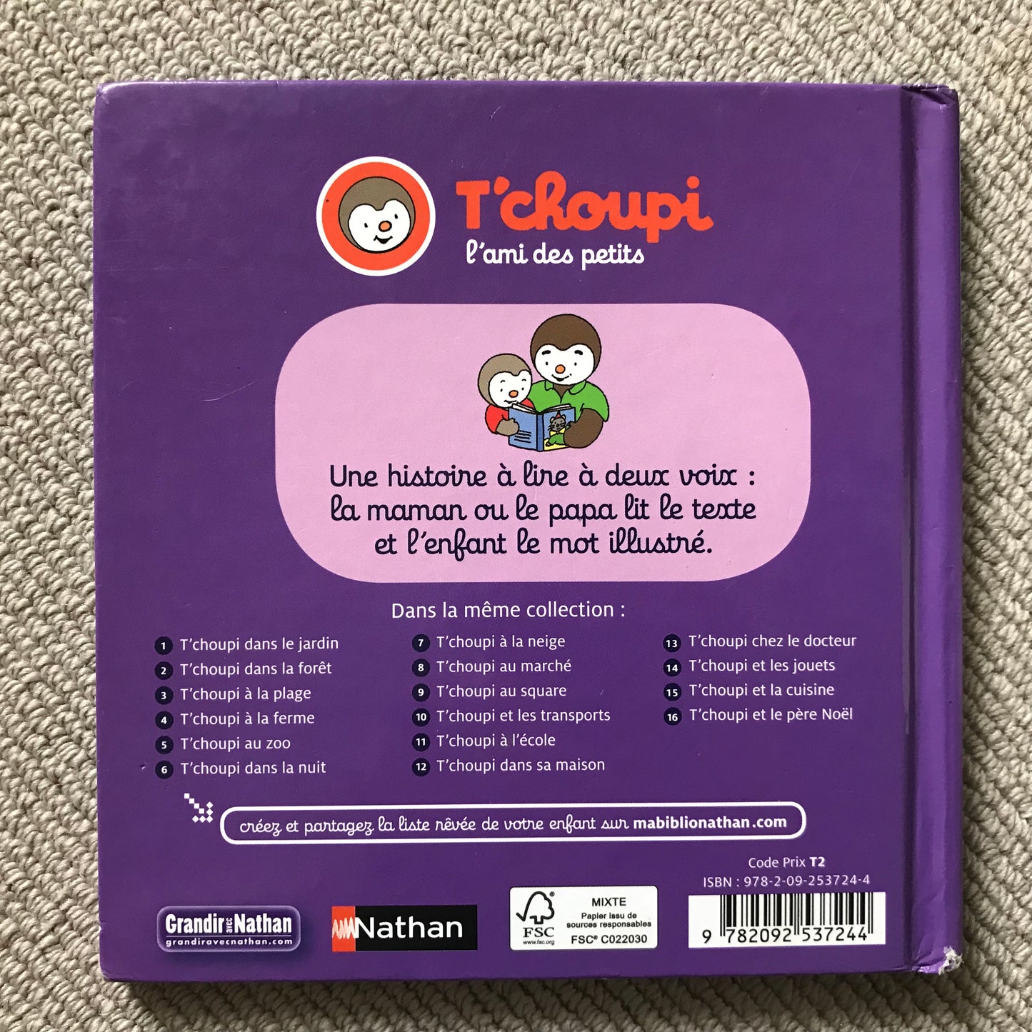 T’choupi à la neige - Courtin, Thierry
