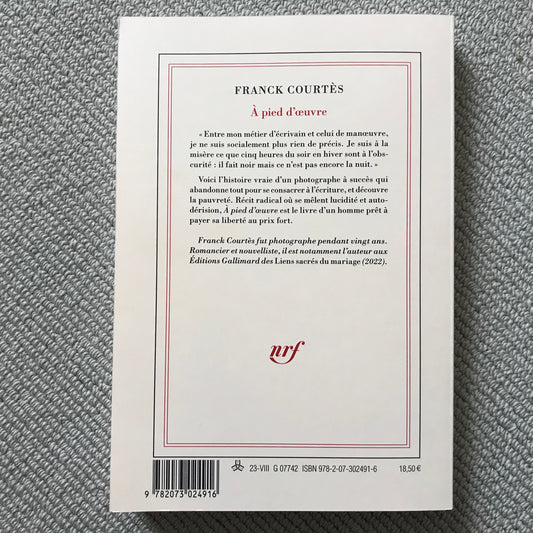 Courtès, Franck - A pied d’œuvre