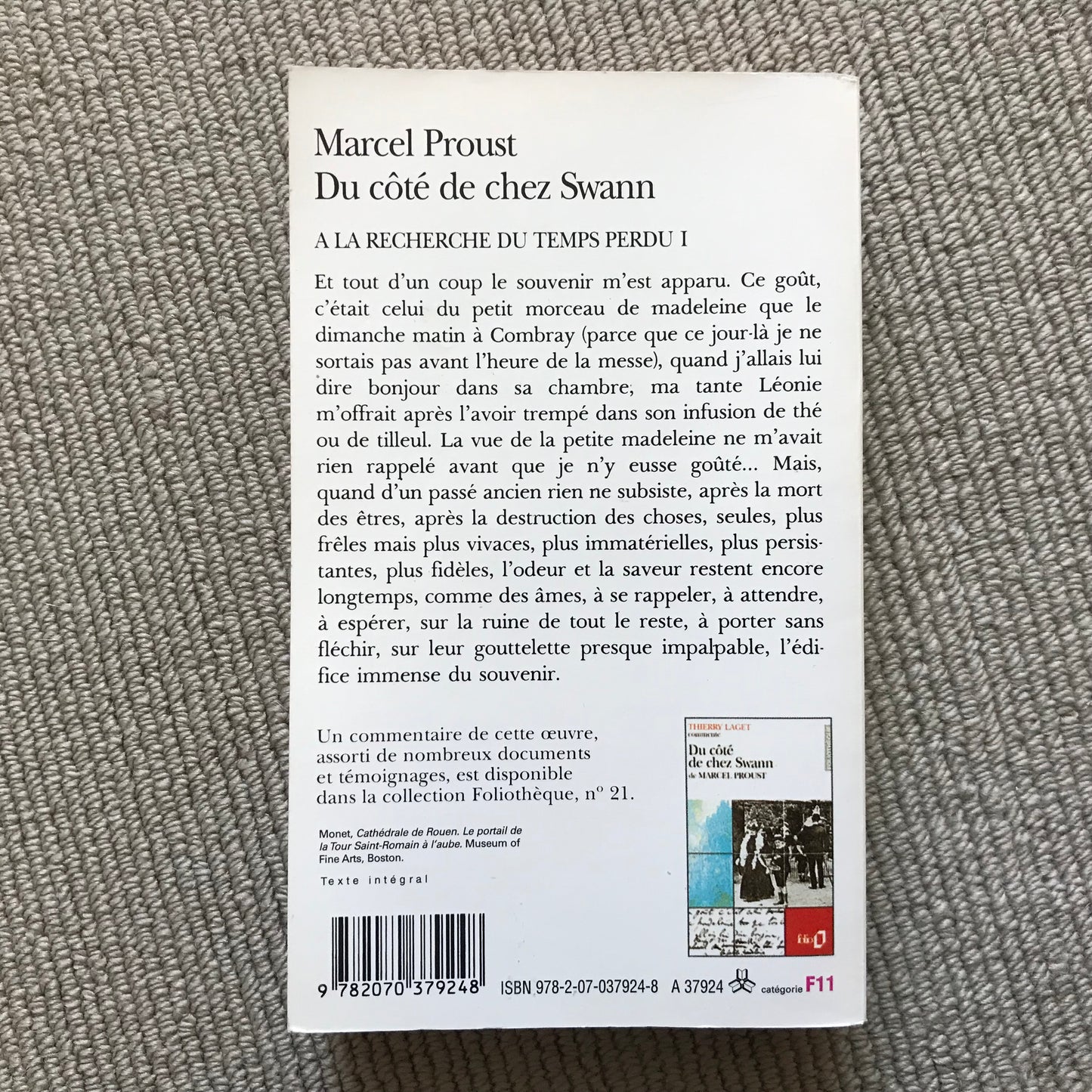Proust - À la recherche du temps perdu volume 1: Du côté de chez Swann
