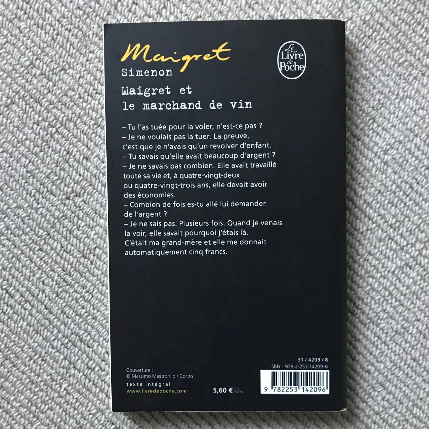 Simenon - Maigret et le marchand de vin
