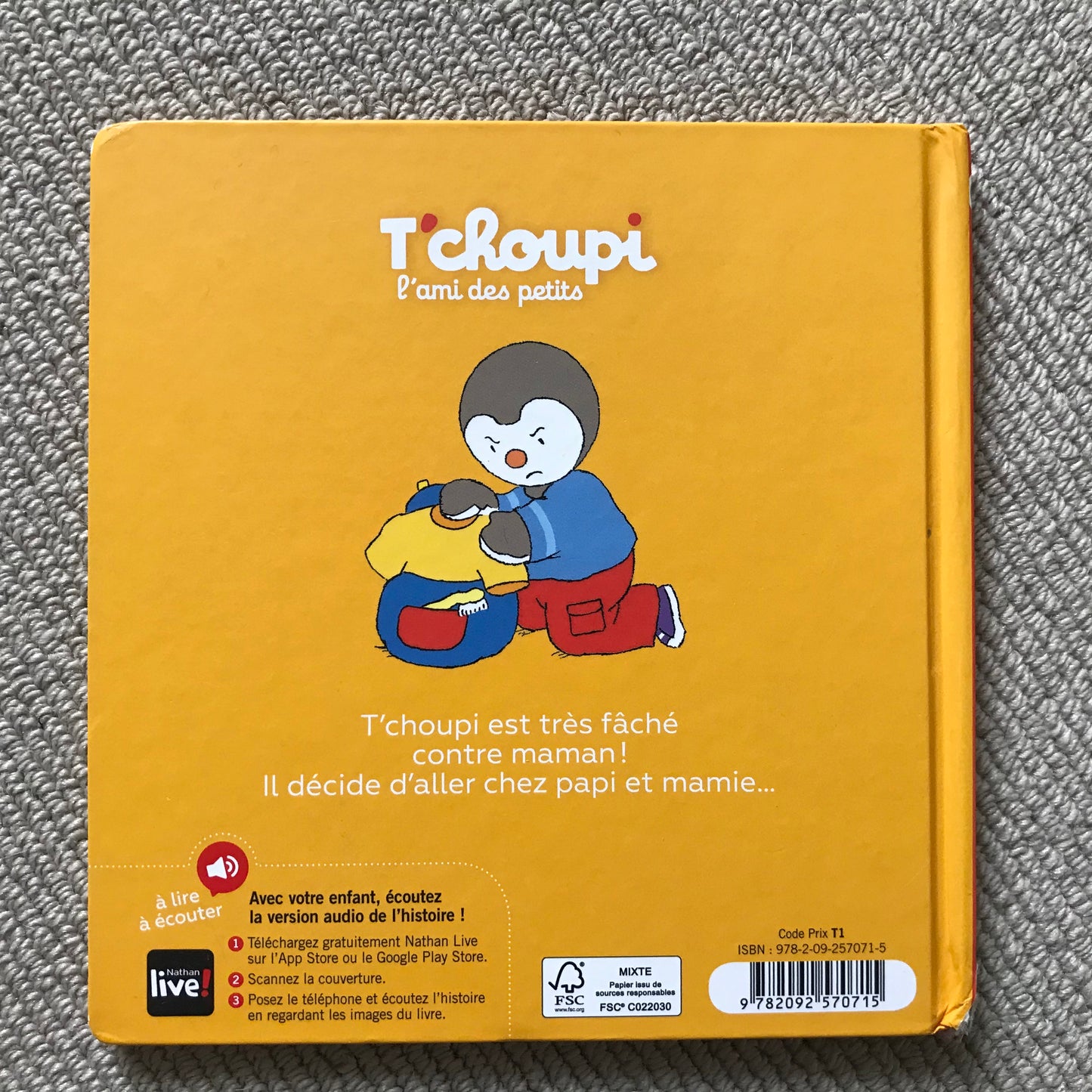 T’choupi est en colère - Courtin, Thierry