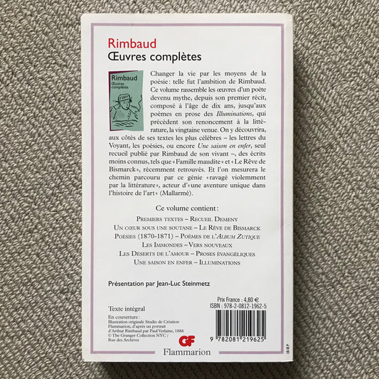 Rimbaud, Arthur - Œuvres complètes