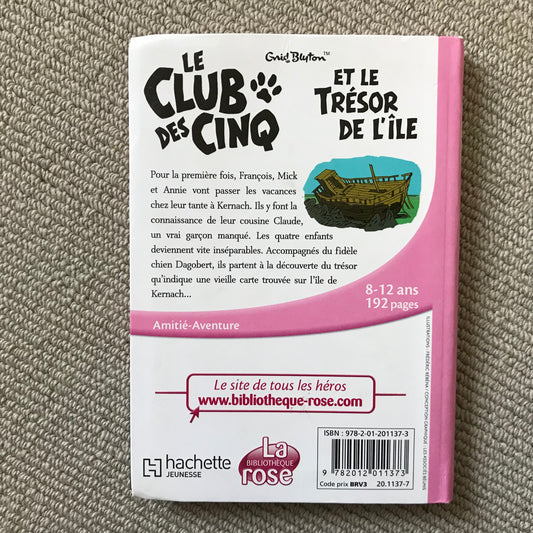 Le club et le trésor de l’île - E. Blyton