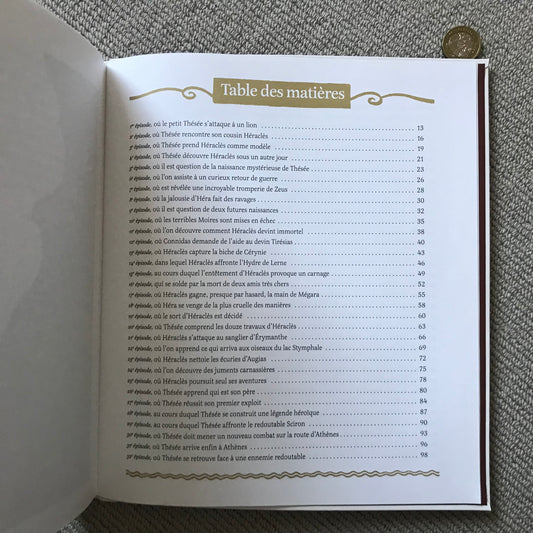 Le feuilleton de Thésée, la mythologie grecque en cent épisodes - M. Szac