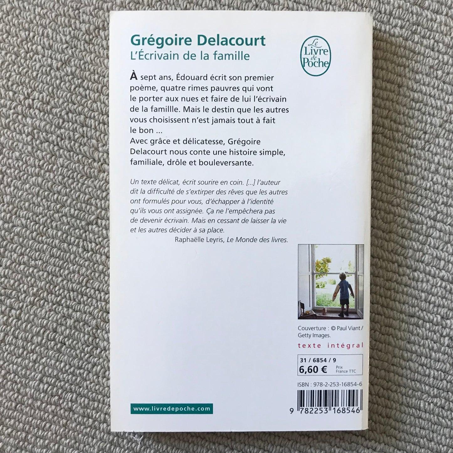Delacourt, Grégoire - L’écrivain de la famille