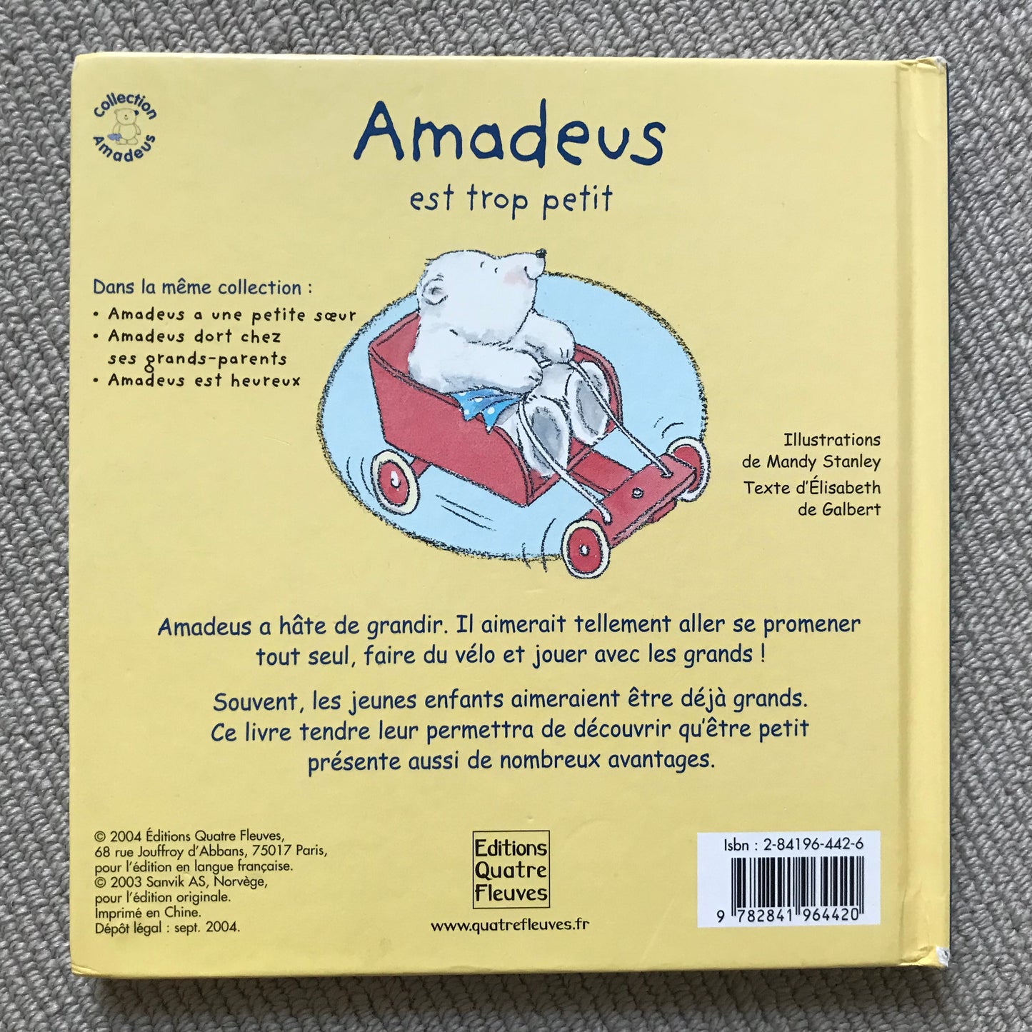 Amadeus est trop petit