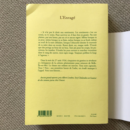 Chalandon, Sorj - L’enragé