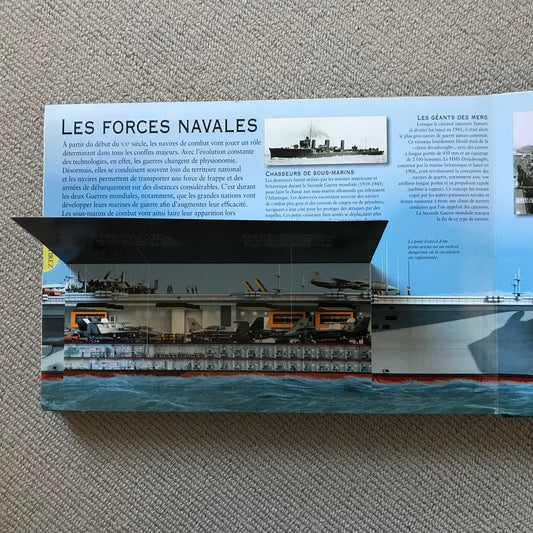 La fabuleuse histoire des bateaux - Large pop up book