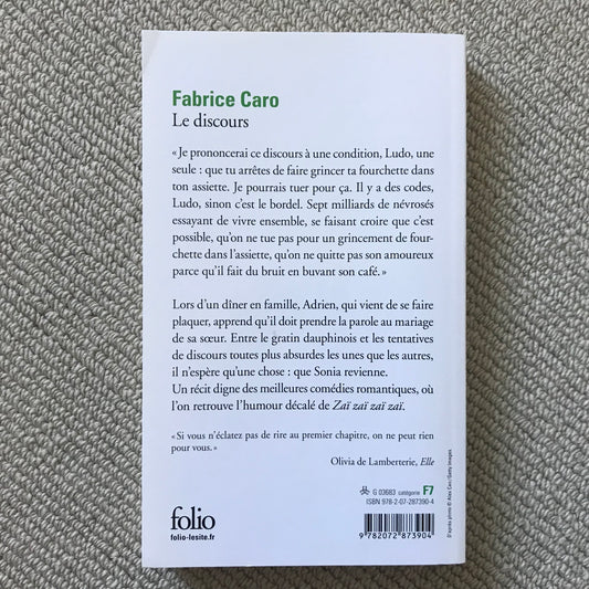 Caro, Fabrice - Le discours
