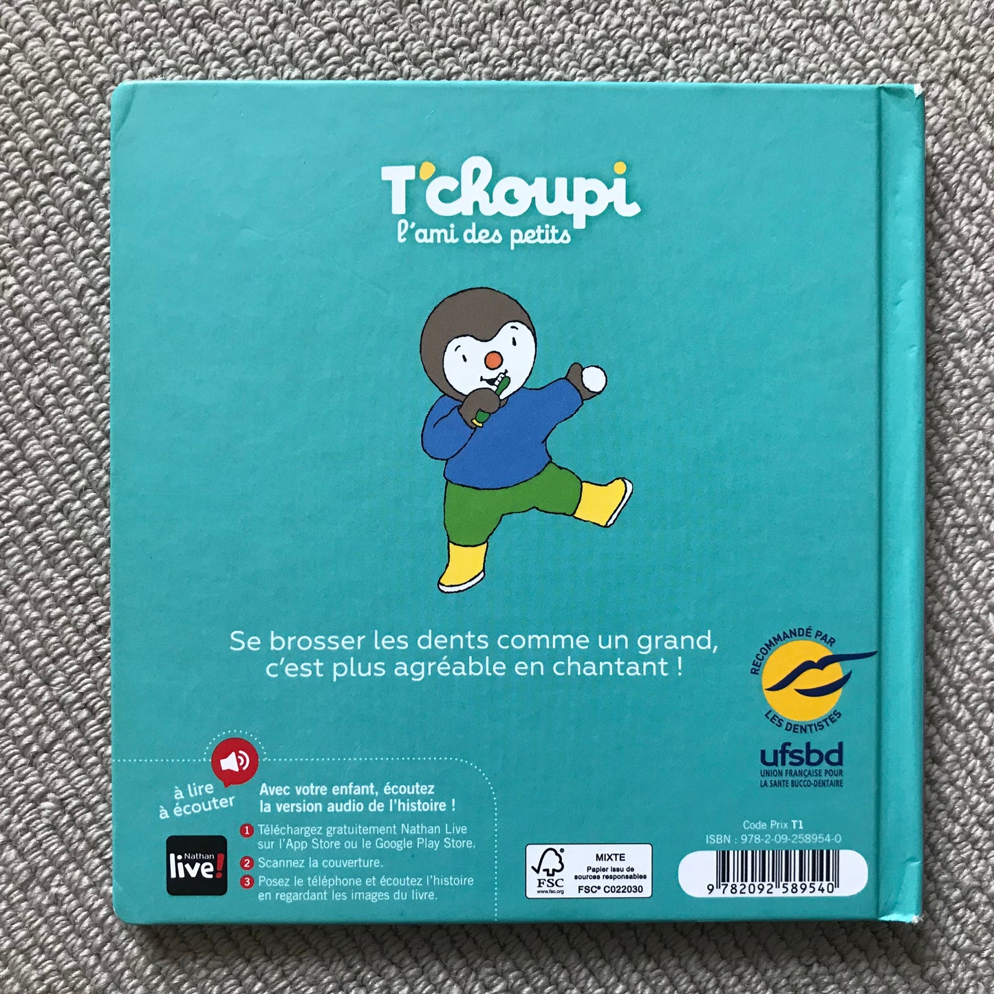 T’choupi se brosse les dents - Courtin, Thierry