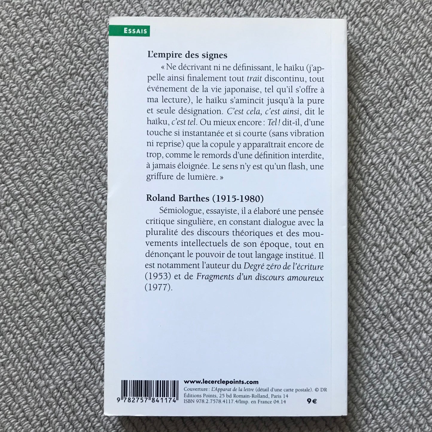 Barthes, Roland - L’empire des signes