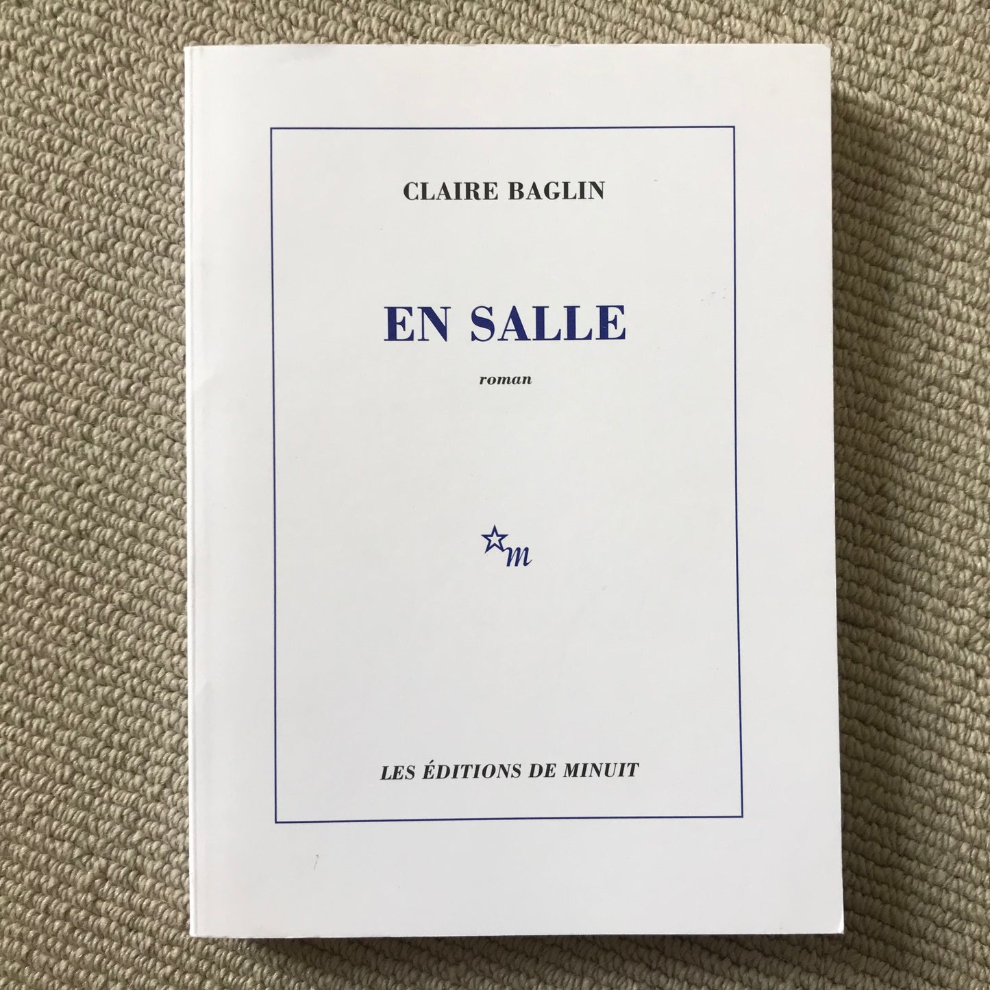Baglin, Claire - En salle