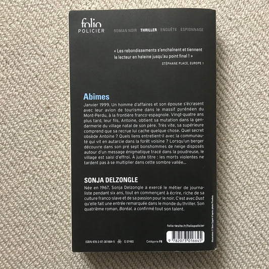 Delzongle, Sonja - Abîmes