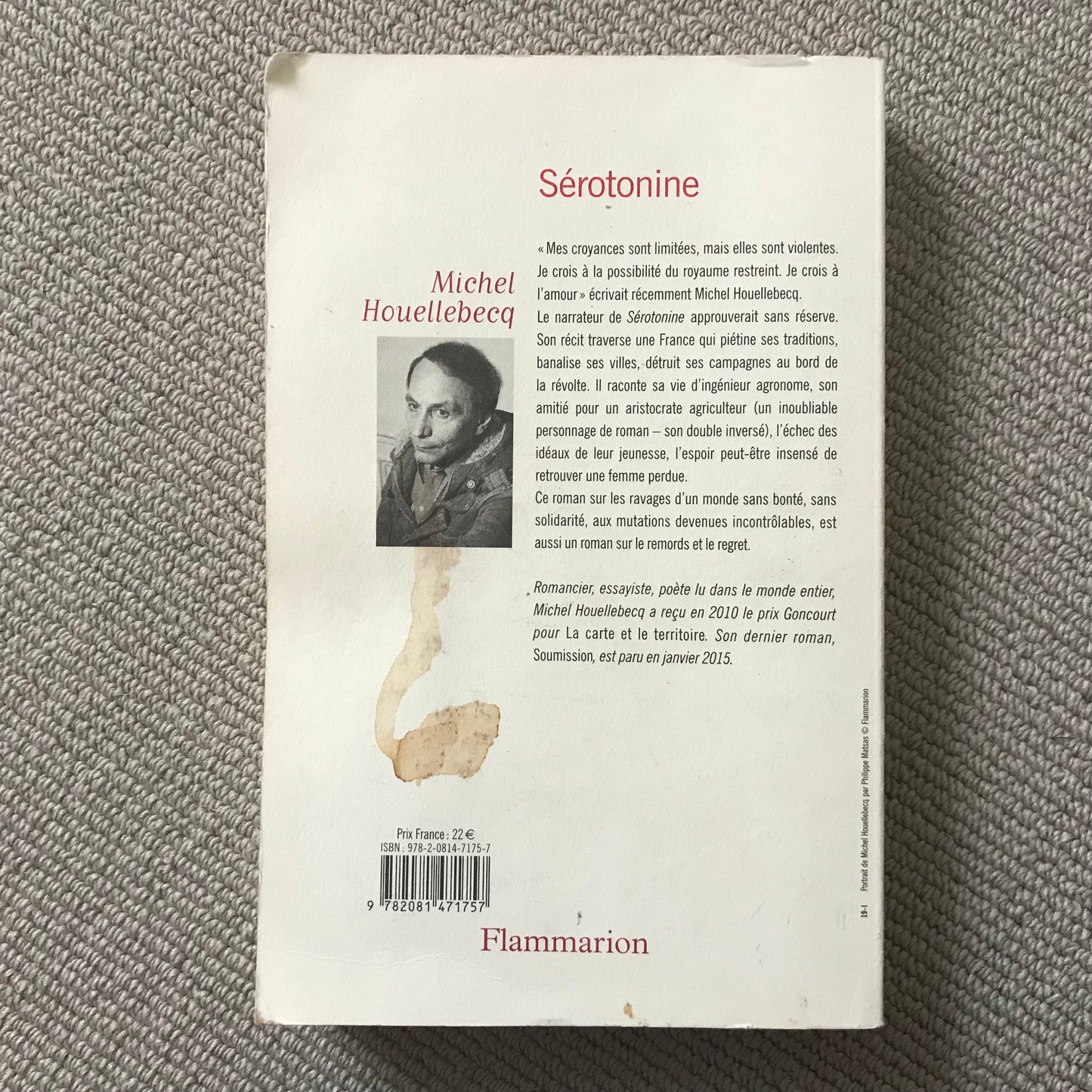 Houellebecq, Michel - Sérotonine