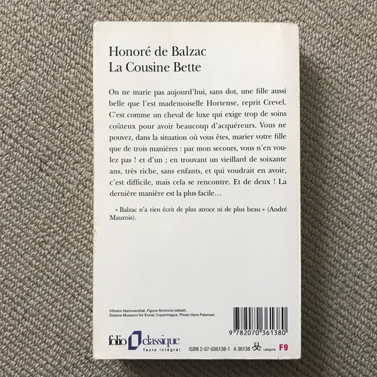 Balzac de, Honoré - La cousine Bette