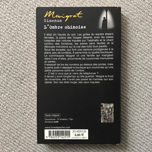 Simenon - Maigret et l’ombre Chinoise