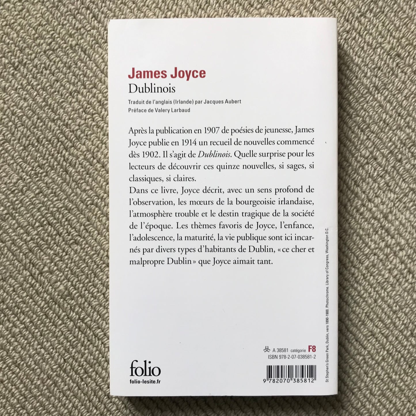 Joyce, James - Dublinois