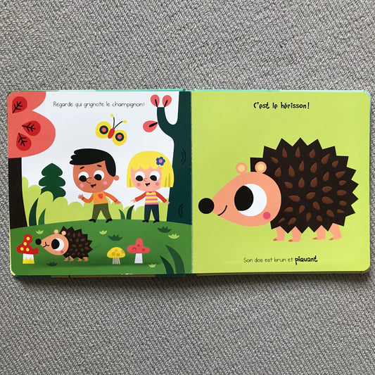 Promenons-nous dans les bois - le livre à toucher de mes 3 ans