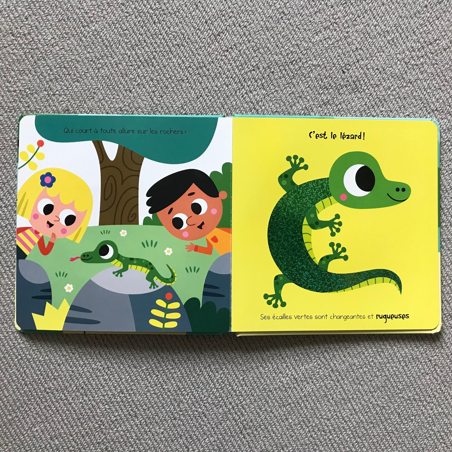 Promenons-nous dans les bois - le livre à toucher de mes 3 ans