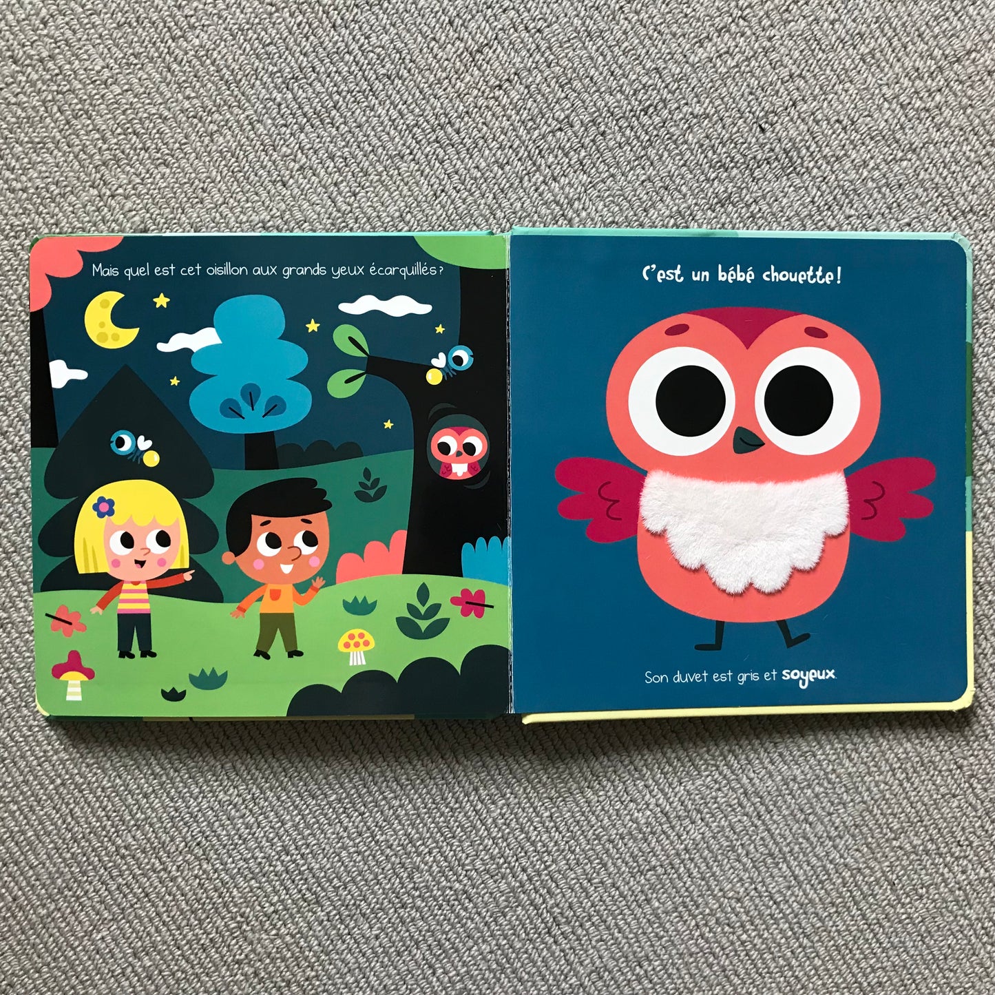 Promenons-nous dans les bois - le livre à toucher de mes 3 ans