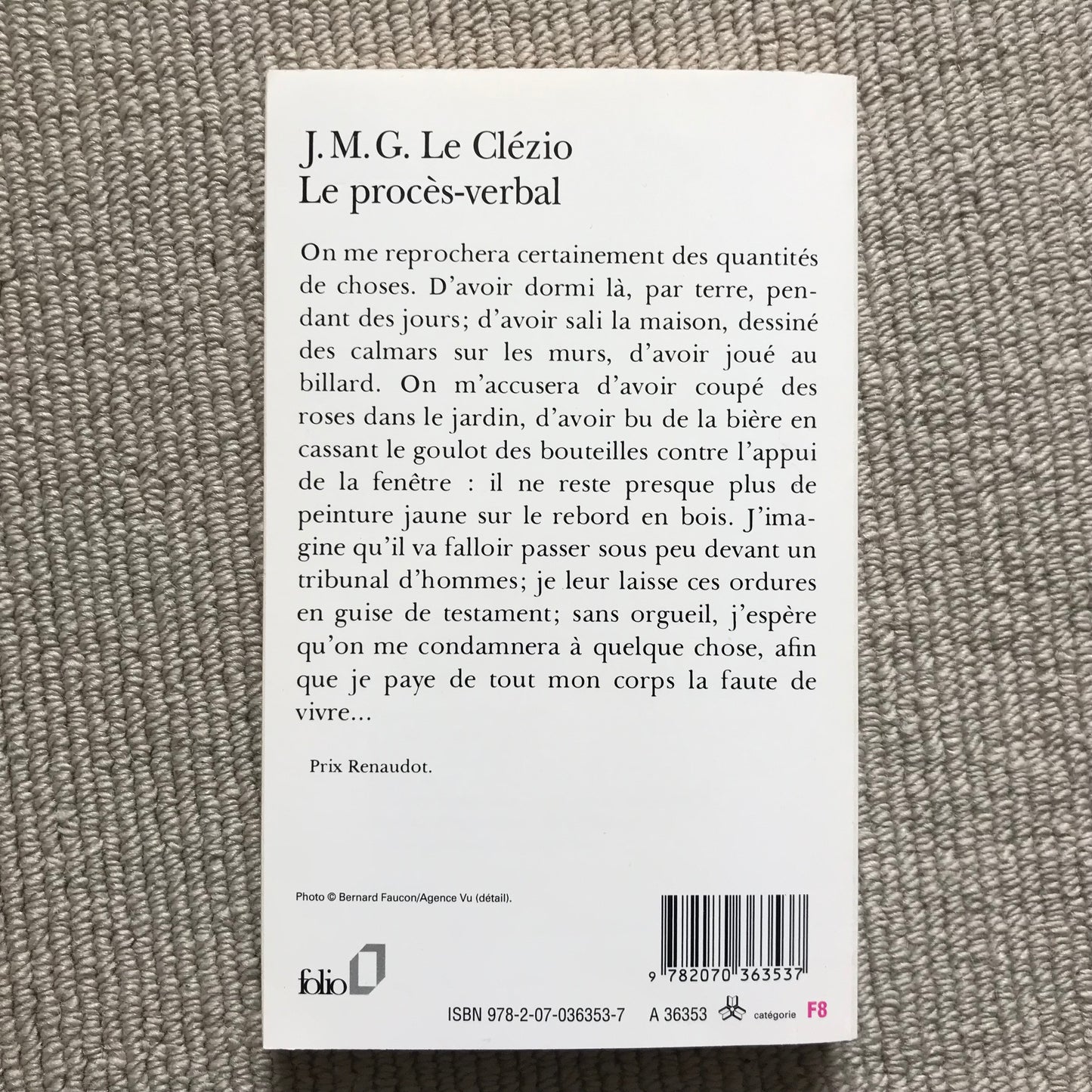 Clézio le, J.M.G. - Le procès-verbal