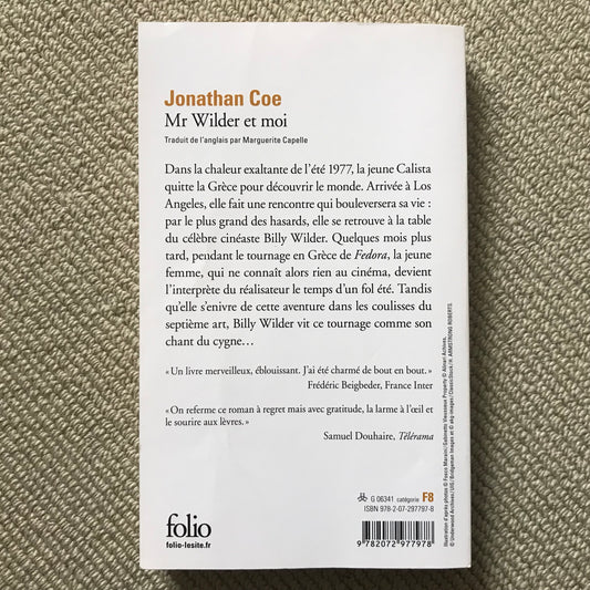 Coe, Jonathan - Mr Wilder et moi