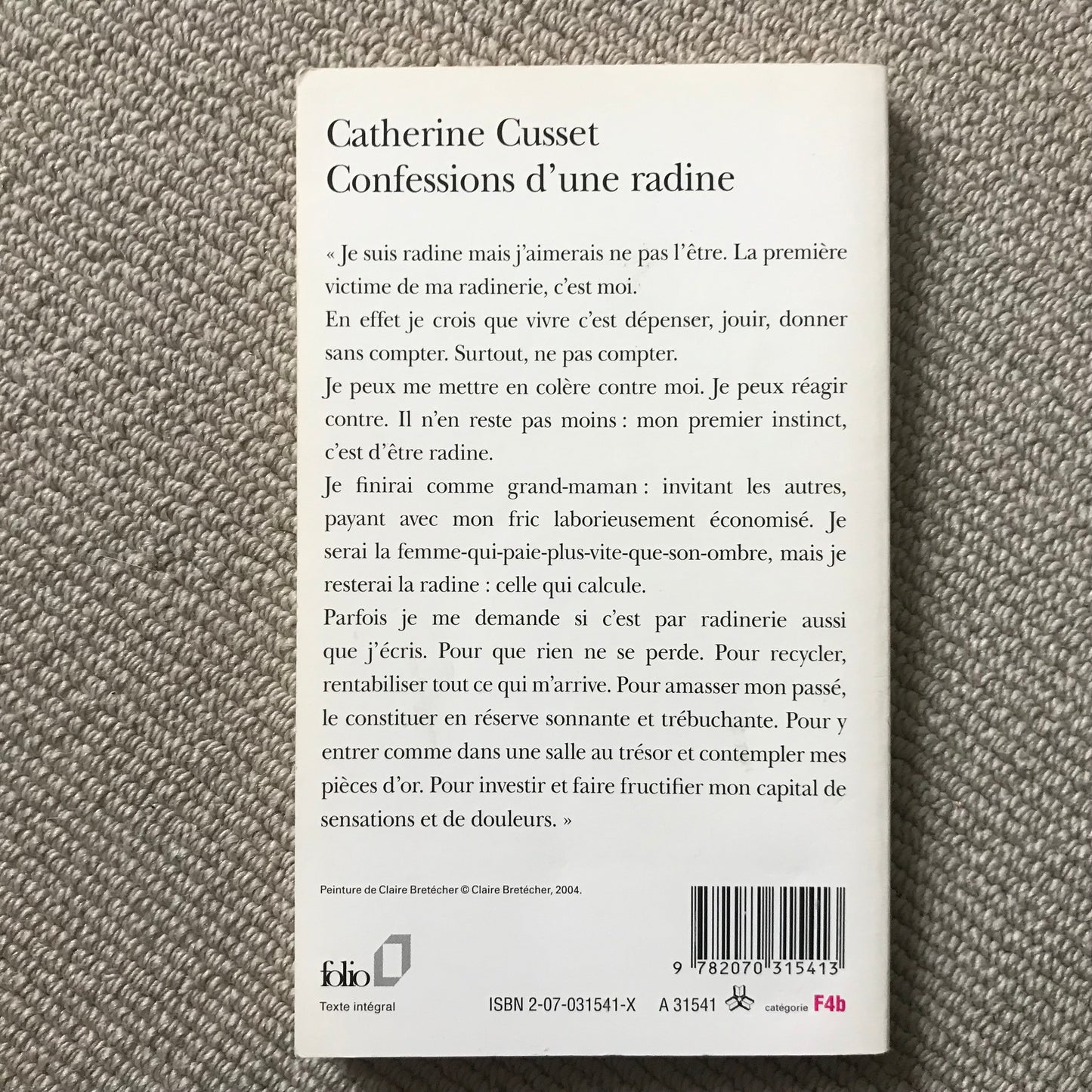 Cusset, Catherine - Confessions d’une radine