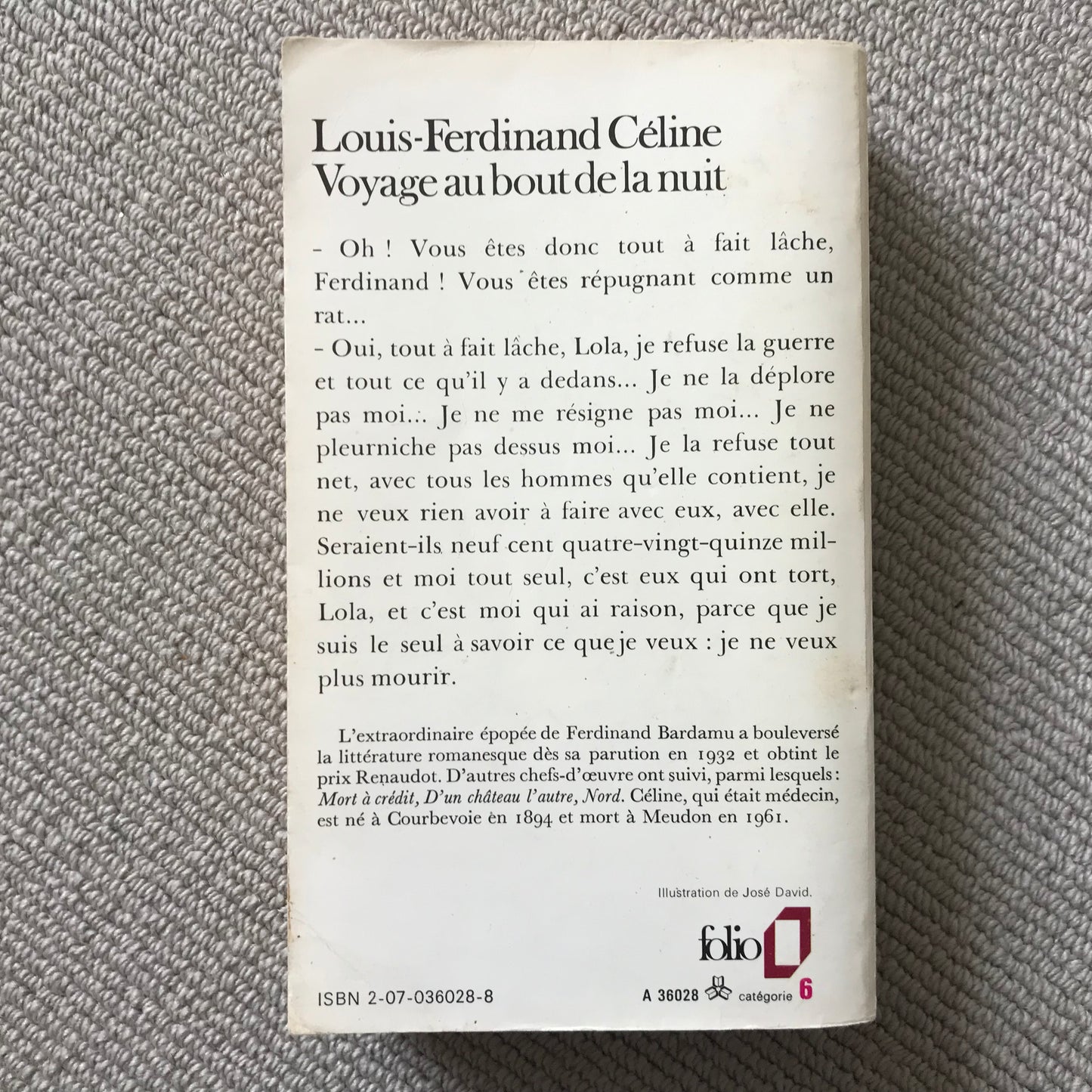 Céline, Louis-Ferdinand - Voyage au bout de la nuit