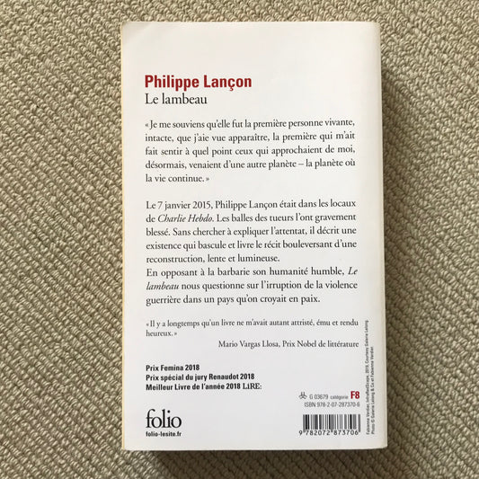 Lançon, Philippe - Le lambeau