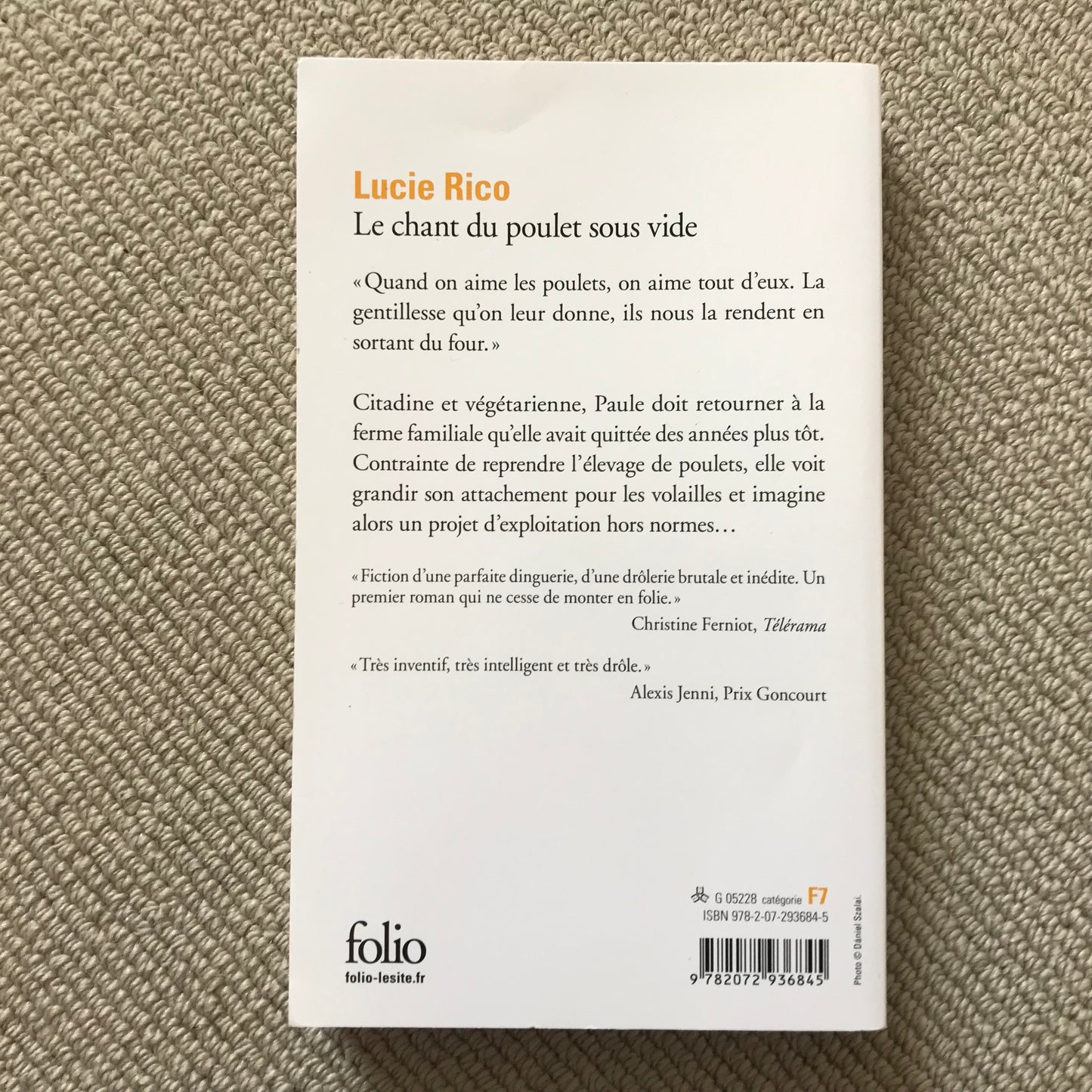 Rico, Lucie - Le chant du poulet sous vide