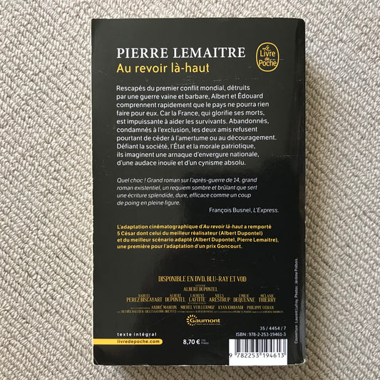 Lemaître, Pierre - Au revoir là-haut