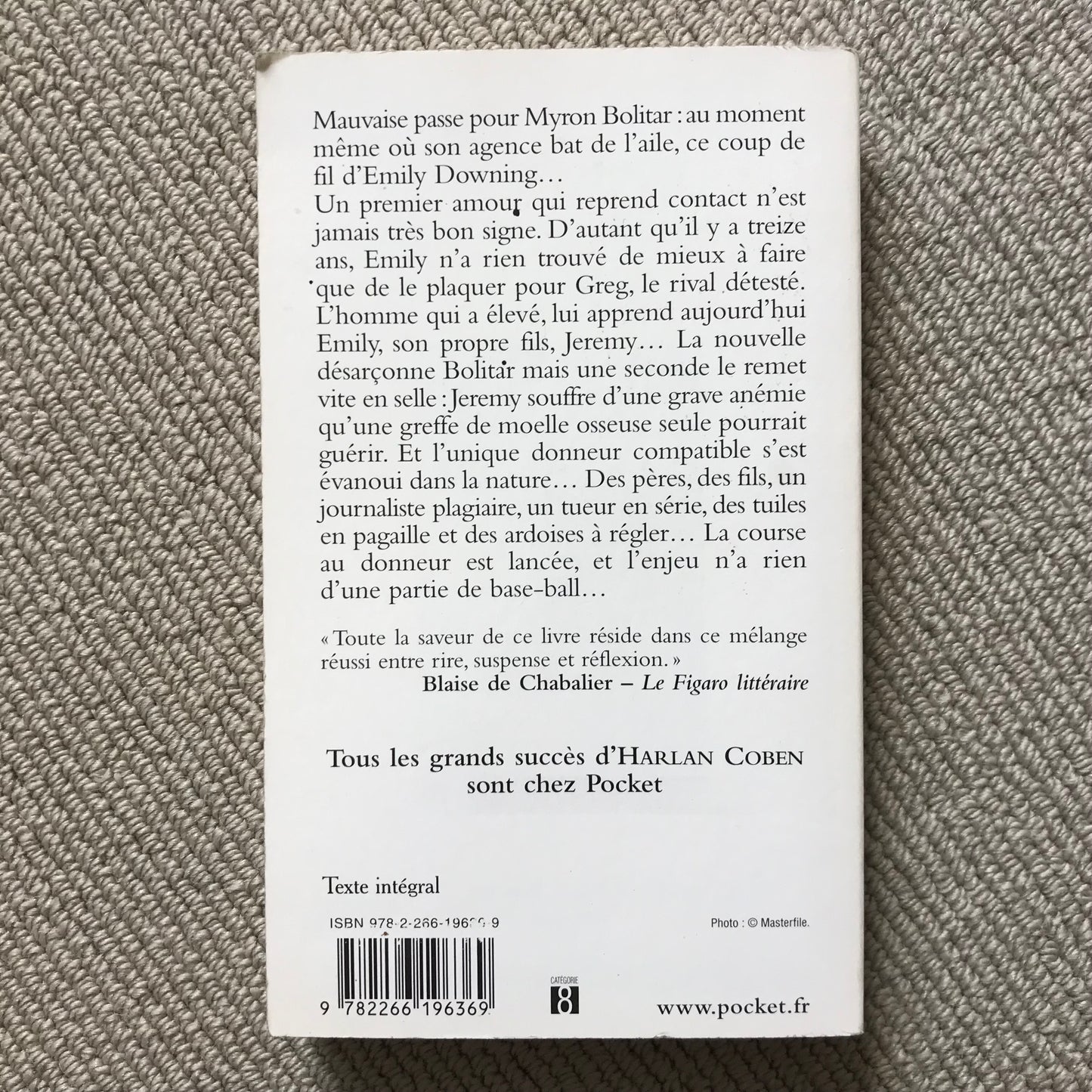 Coben, Harlan - Peur noire