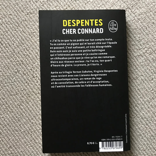 Despentes, Virginie - Cher connard