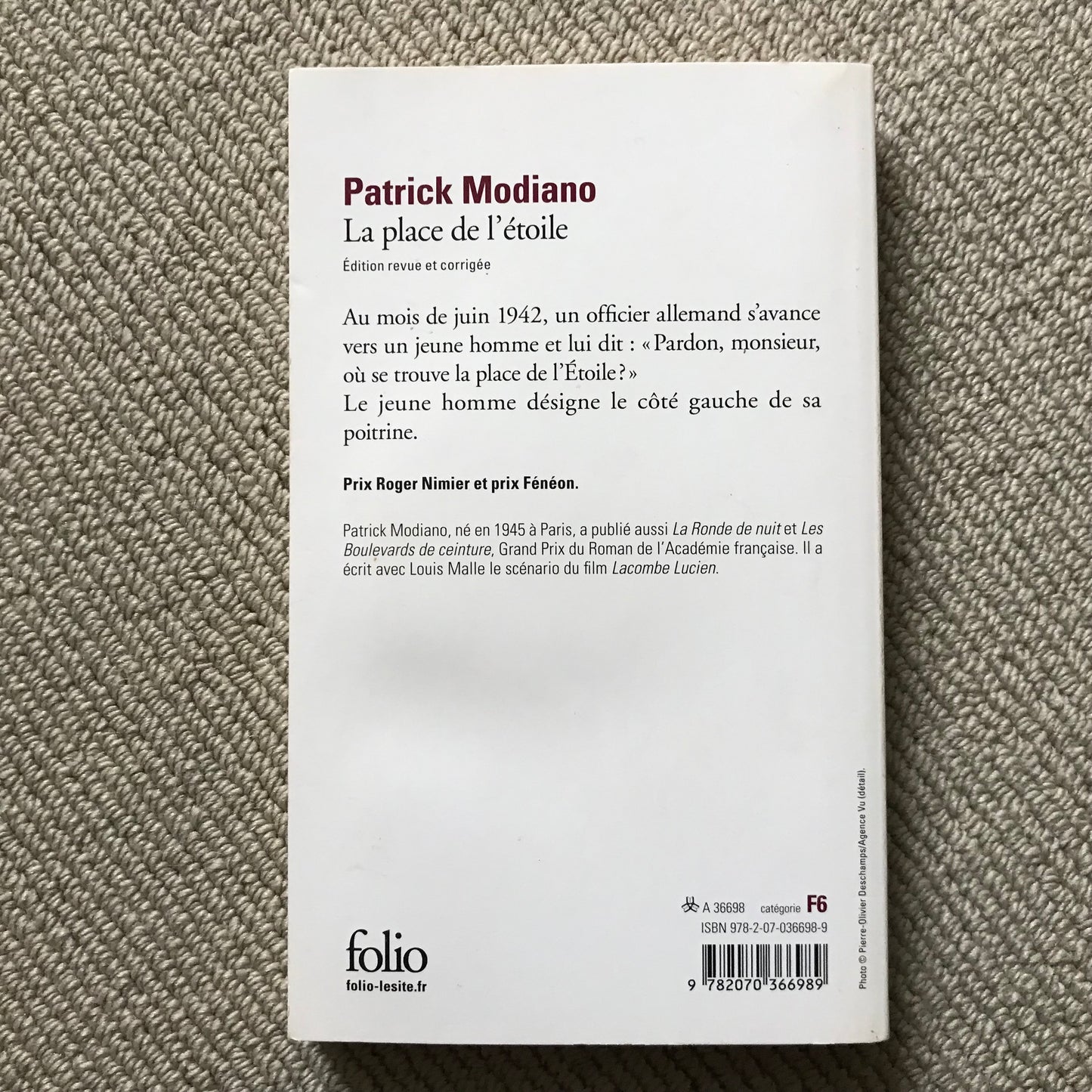Modiano, Patrick - La place de l’étoile