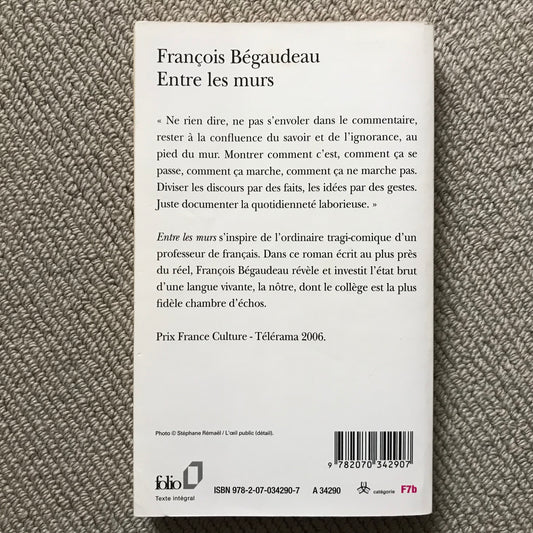 Bégaudeau, François - Entre les murs