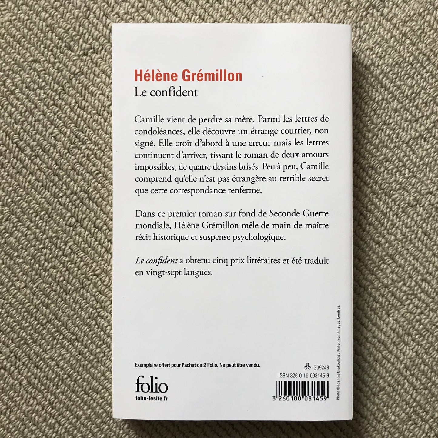 Grémillon, Hélène - Le confident
