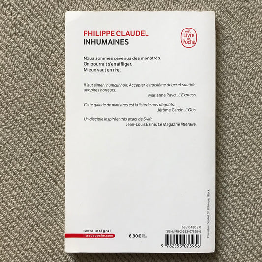 Claudel, Philippe - Inhumaines
